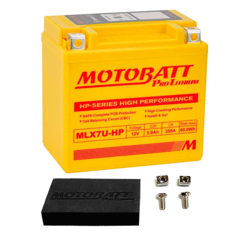 Bateria de Litio MLX7U-HP MotoBatt Pro Lithium