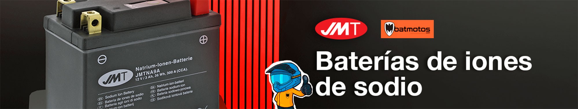 Baterias de Sodio para motos scooter quad y ATv